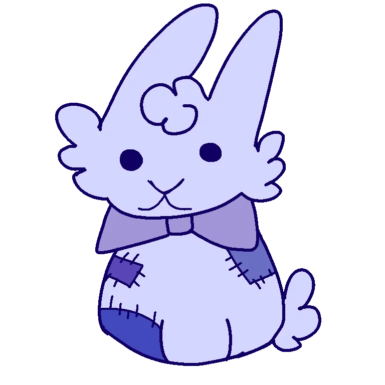 Fluffle bunny by @rotters